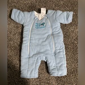 Baby Merlin’s Magic Sleepsuit Light Blue (Large 6-9 Months)